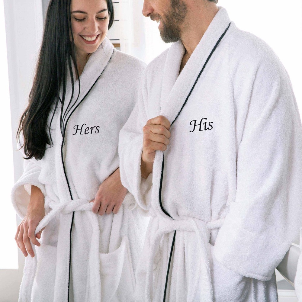 His and Hers Premium Bath Robe